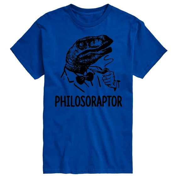 Instant Message - Philosoraptor - Men's Short Sleeve Graphic T-Shirt