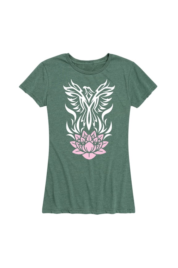 - Phoenix Rising Lotus - Women's Short Sleeve Graphic T-Shirt