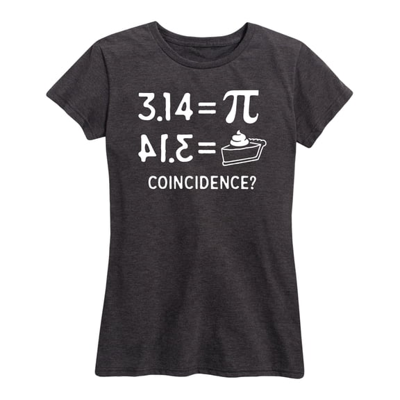 Instant Message - Pi Equals Pie - Women's Short Sleeve Graphic T-Shirt