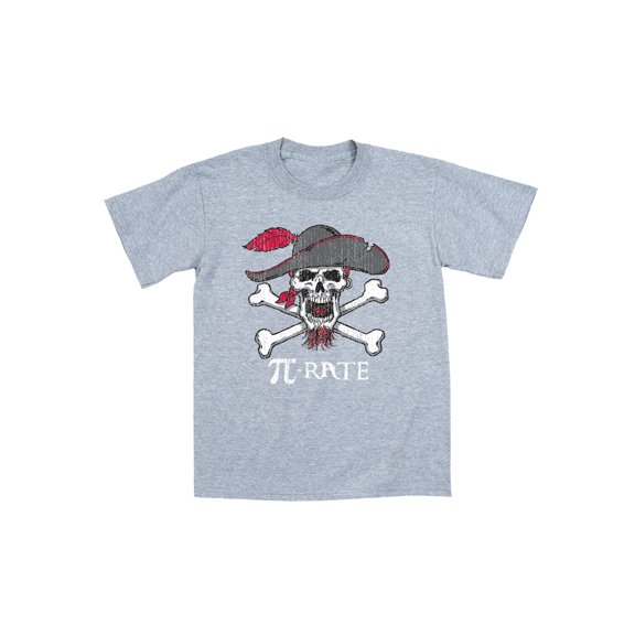 Instant Message - PiRate Skull Crossbones Funny Toddler Tee Shirt-2T