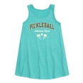 thumbnail image 1 of Instant Message - Pickleball Athletic Club - Toddler & Youth Girls A-line Dress, 1 of 5