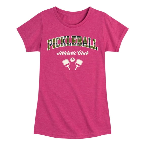 Instant Message - Pickleball Athletic Club - Toddler & Youth Girls Short Sleeve Graphic T-Shirt