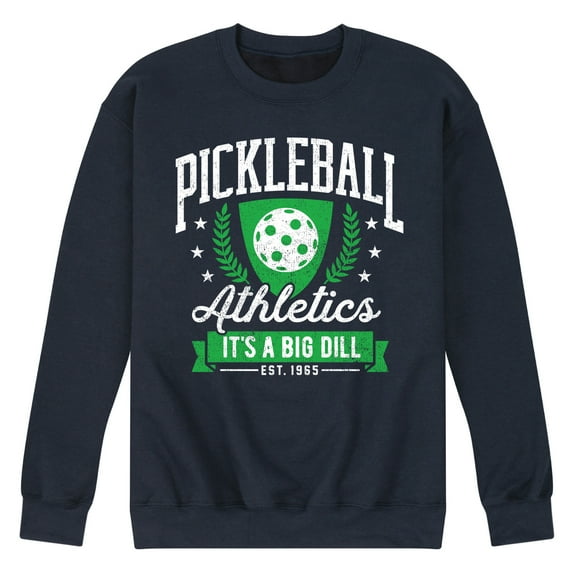 Instant Message - Pickleball Athletics Big Dill - Men's Crew Neck Fleece Pullover