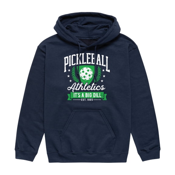 Instant Message - Pickleball Athletics Big Dill - Men's Pullover Hooded Fleece Sweatshirt