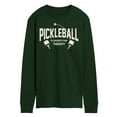 thumbnail image 1 of Instant Message - Pickleball Cheaper Than Therapy - Men's Long Sleeve T-Shirt, 1 of 1