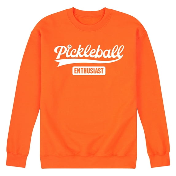 Instant Message - Pickleball Enthusiast - Men's Crew Neck Fleece Pullover
