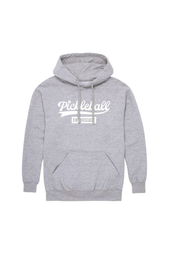 - Pickleball Enthusiast - Men's Pullover Hooded Fleece Sweatshirt