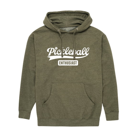 Instant Message - Pickleball Enthusiast - Men's Pullover Hooded Fleece Sweatshirt