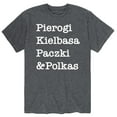 thumbnail image 1 of Instant Message - Pierogi Kielbasa Paczki Polkas - Men's Short Sleeve Graphic T-Shirt, 1 of 5