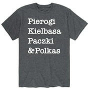 Instant Message - Pierogi Kielbasa Paczki Polkas Short Sleeve Graphic T-Shirt
