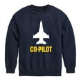 thumbnail image 1 of Instant Message - Pilot Co - Toddler & Youth Crewneck Fleece Sweatshirt, 1 of 6