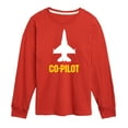 thumbnail image 1 of Instant Message - Pilot Co - Toddler & Youth Long Sleeve Graphic T-Shirt, 1 of 6