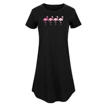 Instant Message - Pink Ombre Flamingos - Women's Any Way Dress