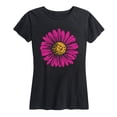 thumbnail image 1 of Instant Message - Pink Yellow Daisy - Women's Short Sleeve Graphic T-shirt, 1 of 5