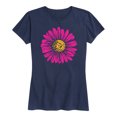 thumbnail image 1 of Instant Message - Pink Yellow Daisy - Women's Short Sleeve Graphic T-shirt, 1 of 5
