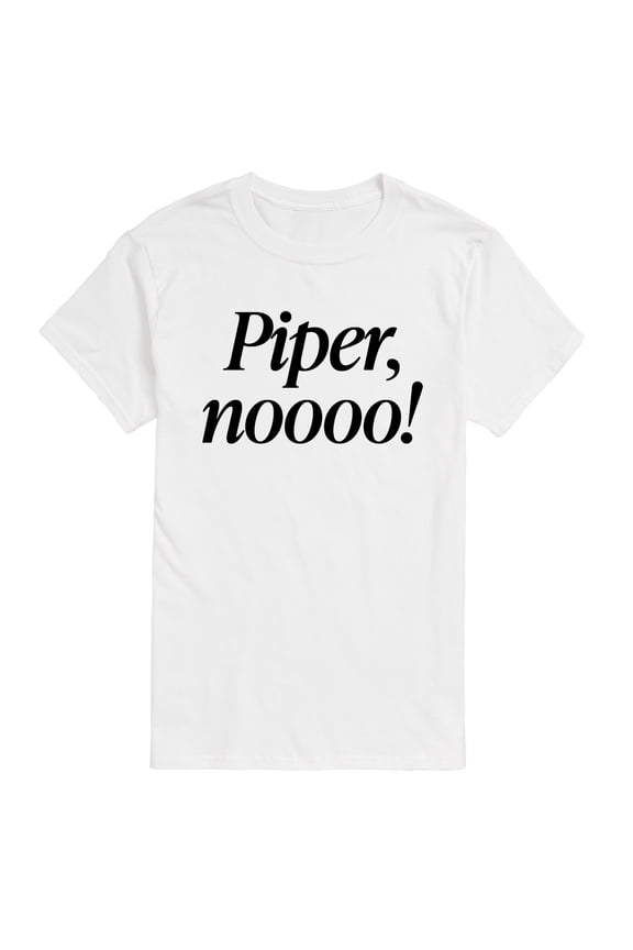 - Piper No - Men's Short Sleeve Graphic T-Shirt