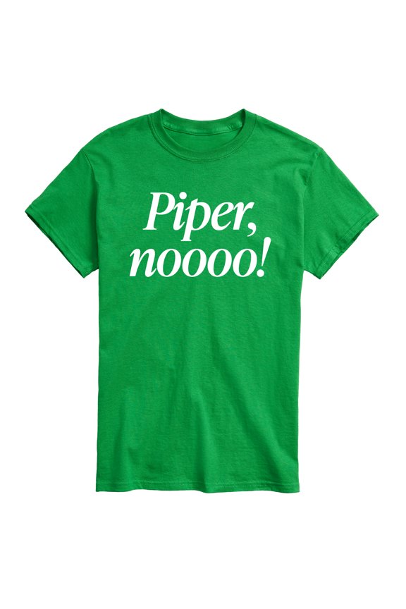 - Piper No - Men's Short Sleeve Graphic T-Shirt