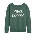 thumbnail image 1 of Instant Message - Piper No - Women's French Terry Long Sleeve Shirt, 1 of 5