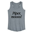 thumbnail image 1 of Instant Message - Piper No - Women's Racerback Tank Top, 1 of 5