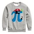 thumbnail image 1 of Instant Message - Pirate Pi Symbol - Toddler & Youth Crewneck Fleece Sweatshirt, 1 of 6