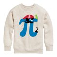 thumbnail image 1 of Instant Message - Pirate Pi Symbol - Toddler & Youth Crewneck Fleece Sweatshirt, 1 of 6