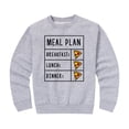 thumbnail image 1 of Instant Message - Pizza Meal Plan - Kids Crew Fleece, 1 of 5