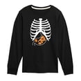 thumbnail image 1 of Instant Message - Pizza Nuggets Skeleton - Toddler & Youth Long Sleeve Graphic T-Shirt, 1 of 6