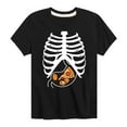 thumbnail image 1 of Instant Message - Pizza Nuggets Skeleton - Toddler & Youth Short Sleeve Graphic T-Shirt, 1 of 6