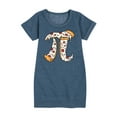 thumbnail image 1 of Instant Message - Pizza Pi - Toddler And Youth Girls Fleece Dress, 1 of 6