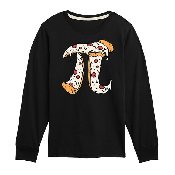 Instant Message - Pizza Pi - Toddler And Youth Long Sleeve Graphic T-Shirt