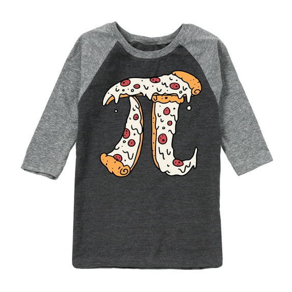 Instant Message - Pizza Pi - Toddler And Youth Raglan Graphic T-Shirt