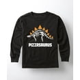 thumbnail image 1 of Instant Message - Pizzasaurus - Youth Long Sleeve Tee, 1 of 5