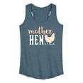 thumbnail image 1 of Instant Message - Plaid Mother Hen - Women's Racerback Tank Top, 1 of 6