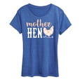 thumbnail image 1 of Instant Message - Plaid Mother Hen - Women's Short Sleeve Graphic T-Shirt, 1 of 6