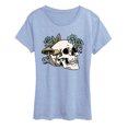 thumbnail image 1 of Instant Message - Plant Skull Short Sleeve Graphic T-Shirt, 1 of 4