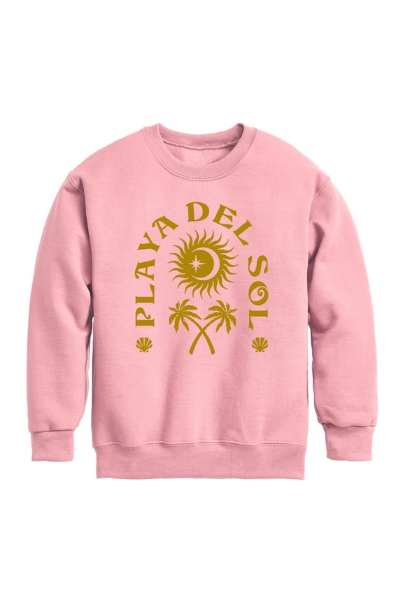 - Playa Del Sol - Youth Boys Crew Fleece Sweatshirt