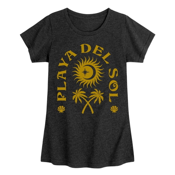 Instant Message - Playa Del Sol Fitted Short Sleeve Graphic T-Shirt