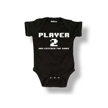 Instant Message - Player 2 Has Entered The Game - Infant Baby One Piece