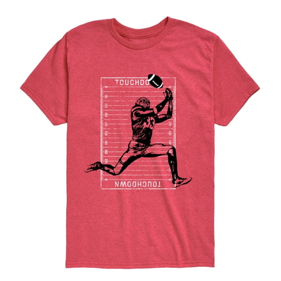 Instant Message - Player Catching Football Boys' Short Sleeve Graphic T-Shirt