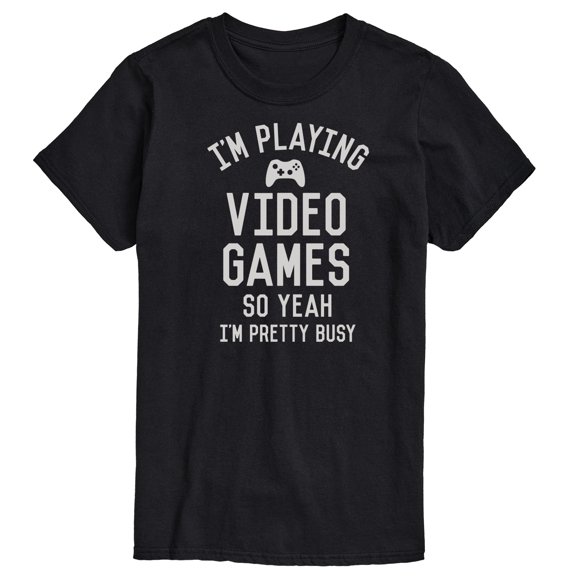 Instant Message - Playing Video Games - Adult Short Sleeve Tee