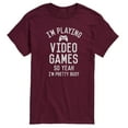 thumbnail image 1 of Instant Message - Playing Video Games - Adult Short Sleeve Tee, 1 of 6