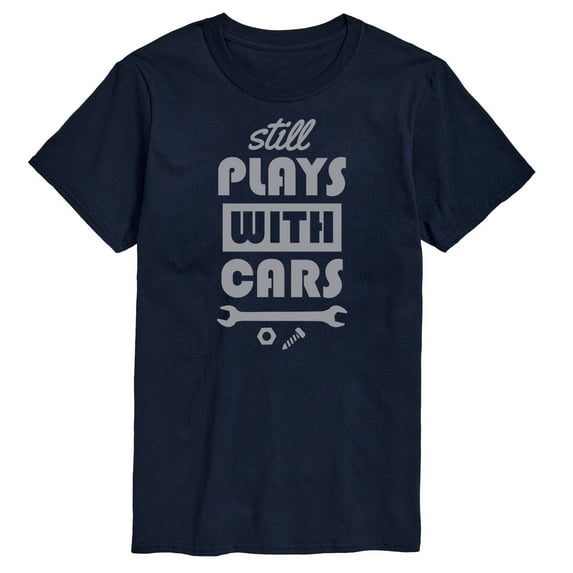 Instant Message - Plays With Cars Still - Men's Short Sleeve Graphic T-Shirt