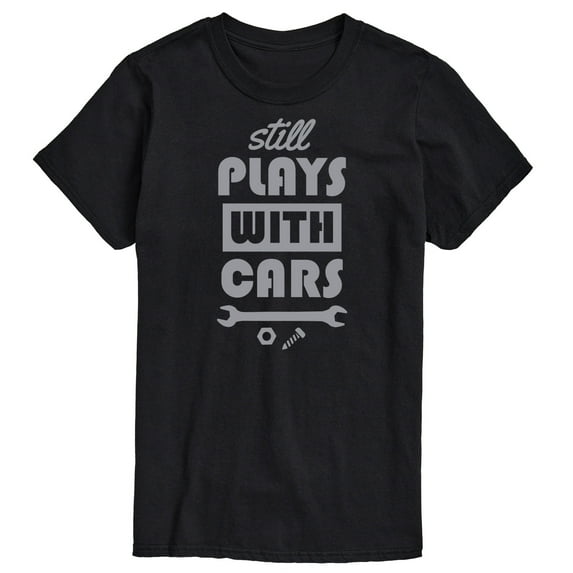 Instant Message - Plays With Cars Still - Men's Short Sleeve Graphic T-Shirt
