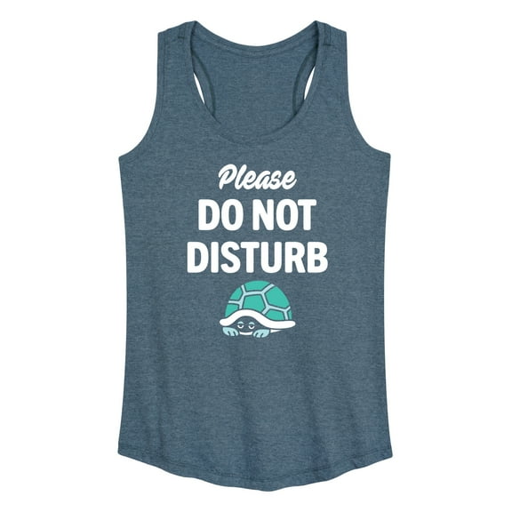 Instant Message - Please Do Not Disturb - Turtle Shell - Women's Racerback Tank Top