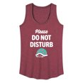 thumbnail image 1 of Instant Message - Please Do Not Disturb - Turtle Shell - Women's Racerback Tank Top, 1 of 6
