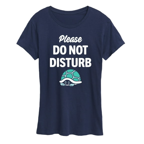 Instant Message - Please Do Not Disturb - Turtle Shell - Women's Short Sleeve Graphic T-Shirt