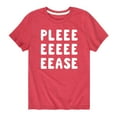thumbnail image 1 of Instant Message - Pleeeease - Youth Short Sleeve Tee, 1 of 6
