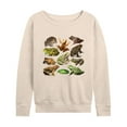 thumbnail image 1 of Instant Message - Plenty of Frogs & Toads - Women's Lightweight French Terry Long Sleeve Shirt, 1 of 5