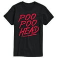 thumbnail image 1 of Instant Message - Poo Poo Head - Men's Short Sleeve Graphic T-Shirt, 1 of 5