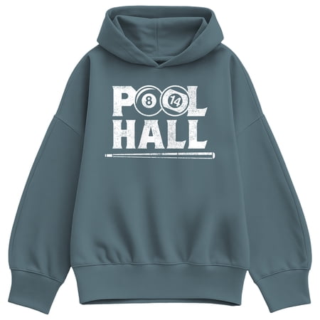 Instant Message - Pool Hall Oversized Fleece Hoodie Sweatshirt